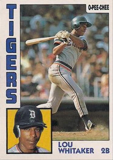 1984 O-Pee-Chee Baseball Cards 211     Lou Whitaker